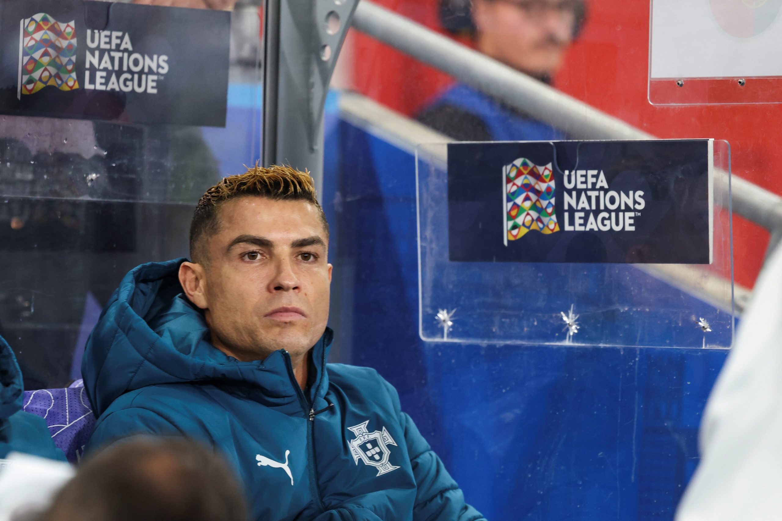 Cristiano Ronaldo se quedó en el banco de suplentes y no ingresó ni un solo minuto (Foto: EFE)