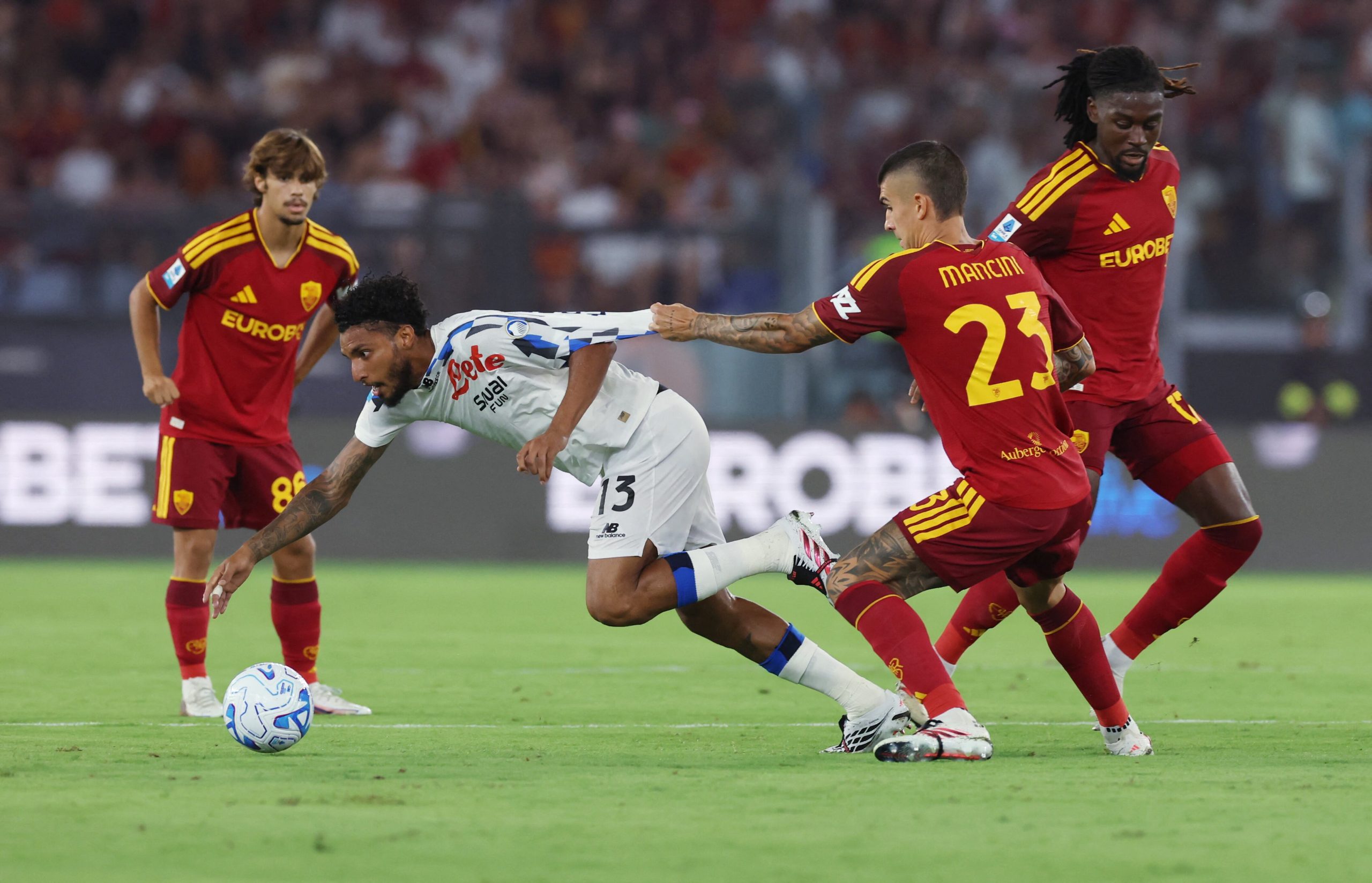 Roma vs Atalanta por la fecha 3 de la Serie A de Italia del 2026.
