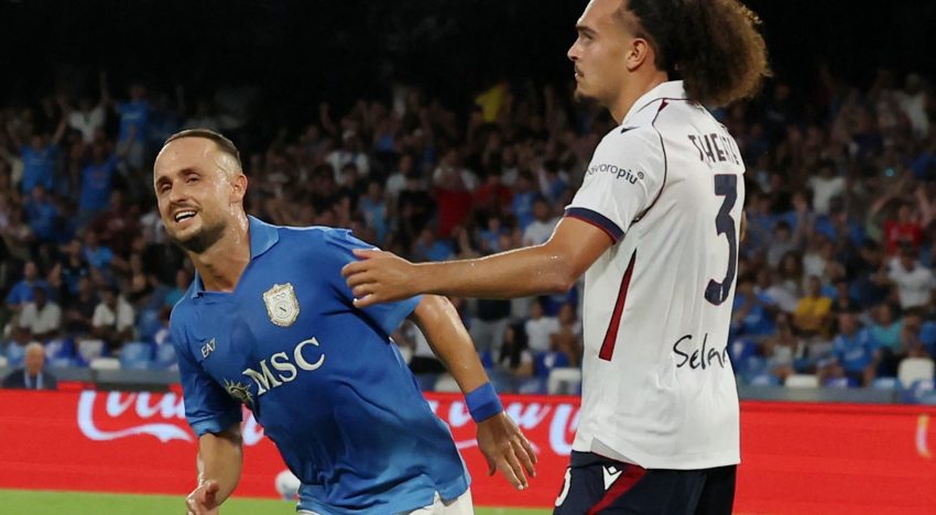 Napoli le ganó a Bologna 1 a 0 por la fecha 4 de la Serie A de Italia
