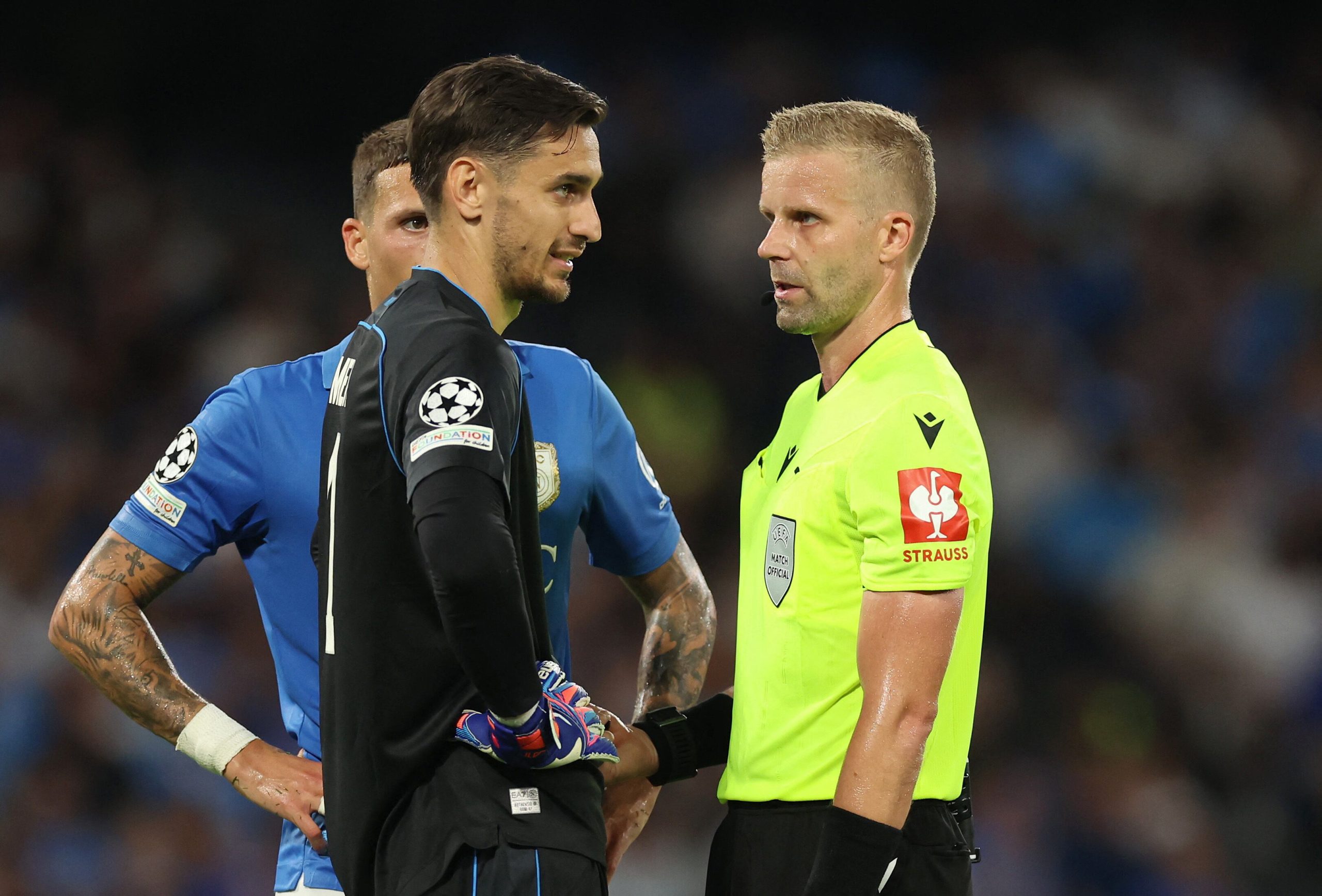 Napoli vs Arsenal por la fecha 1 de la Champions League del 2026.