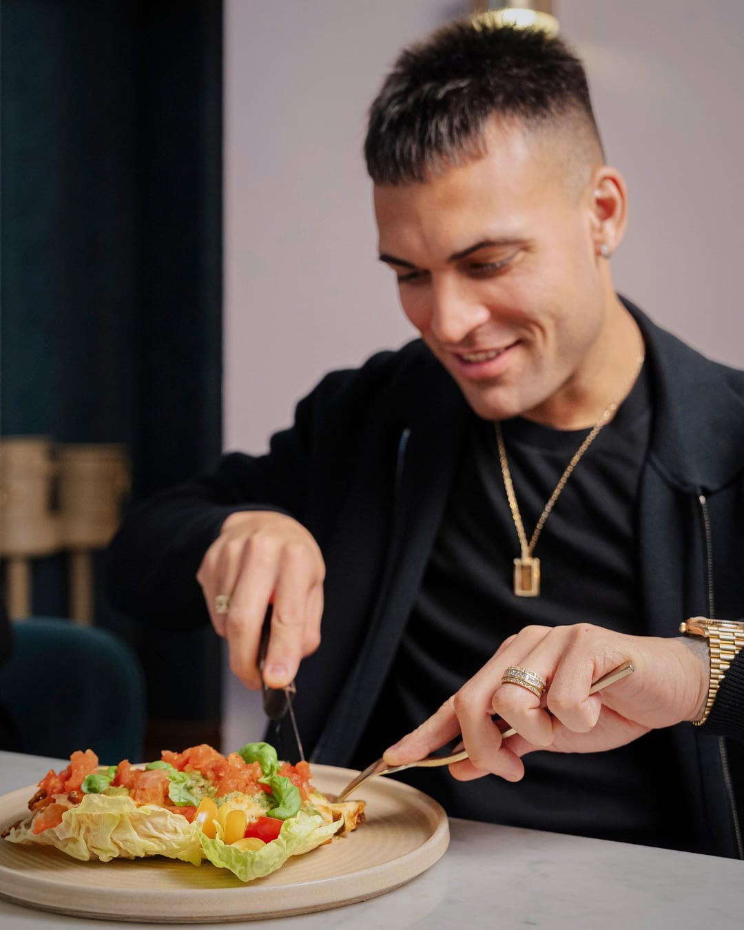 Lautaro Martínez, el promotor de este restaurante que soñó su esposa