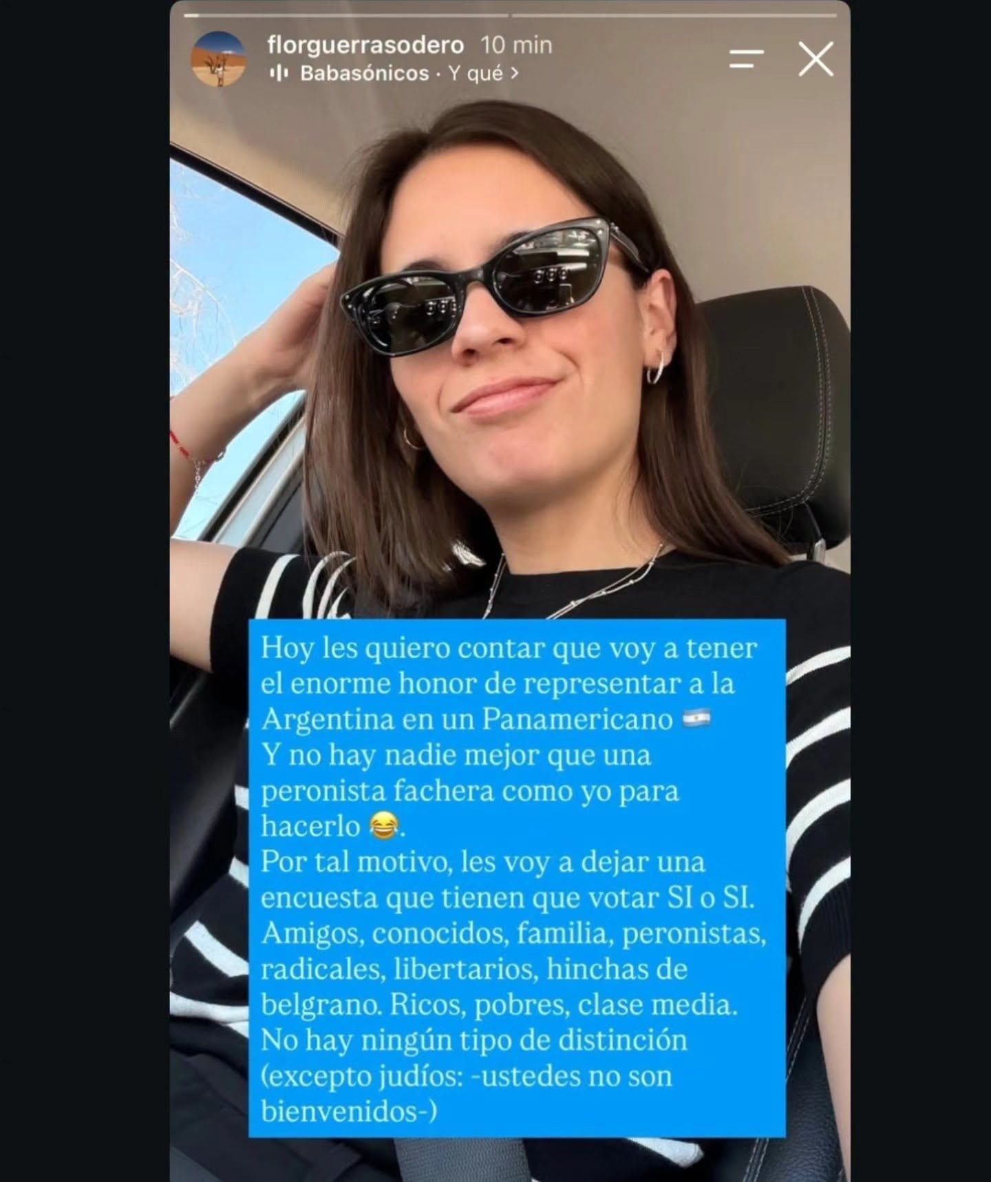 La Asociación de Pádel Argentino apartó de la delegación nacional a Florencia Guerra Sodero por comentarios antisemitas.