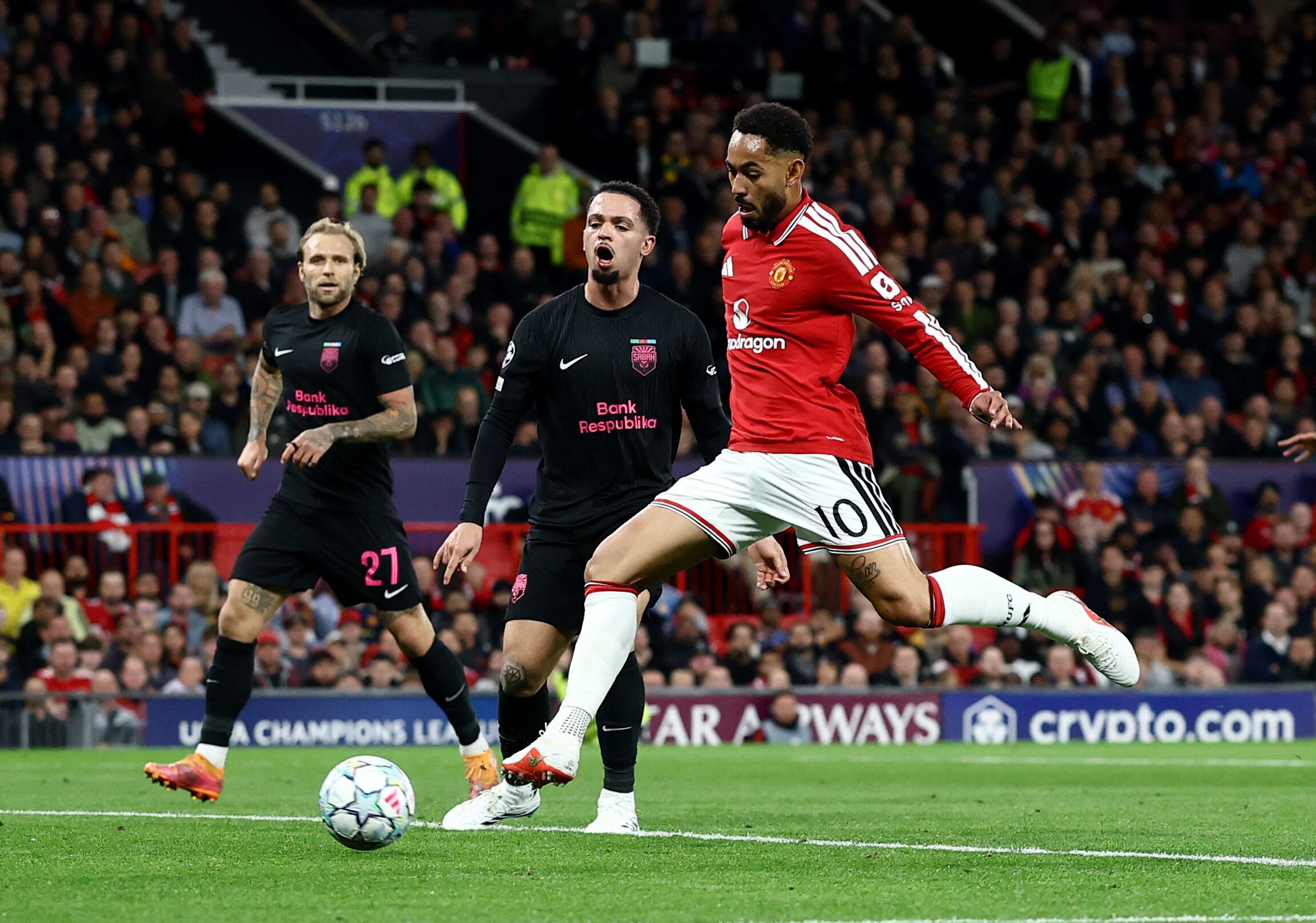 Man. United vs Sabah por la fecha 1 de la Champions League del 2026.
