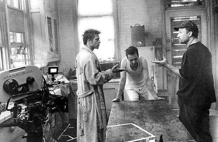David Fincher dirigió a Pitt en Pecados capitales, El club de la pelea y en Benjamin Button
