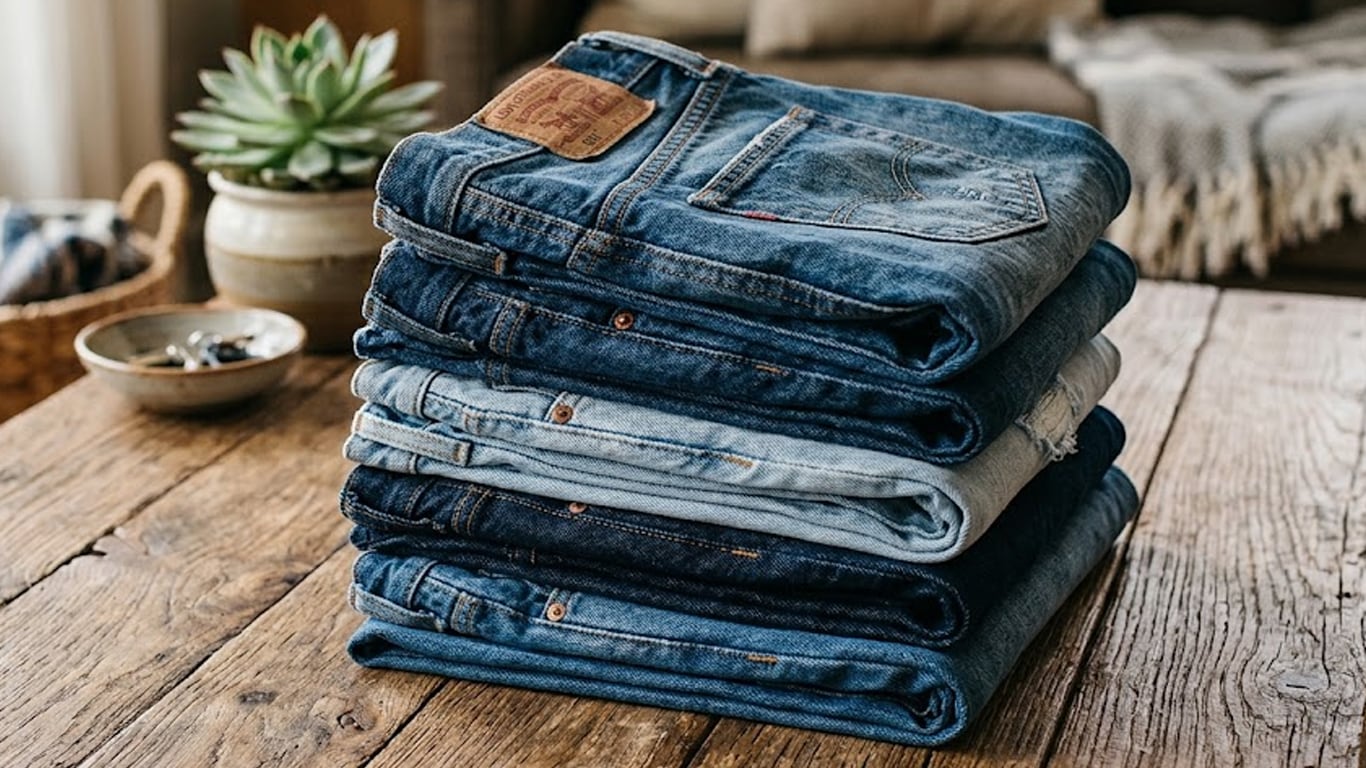 La experta no recomienda usar los jeans dos días seguidos. (Imagen ilustrativa generada con IA)