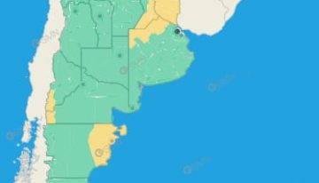 Hay alerta amarilla por tormentas y lluvias para este domingo 27 de septiembre: las provincias afectadas