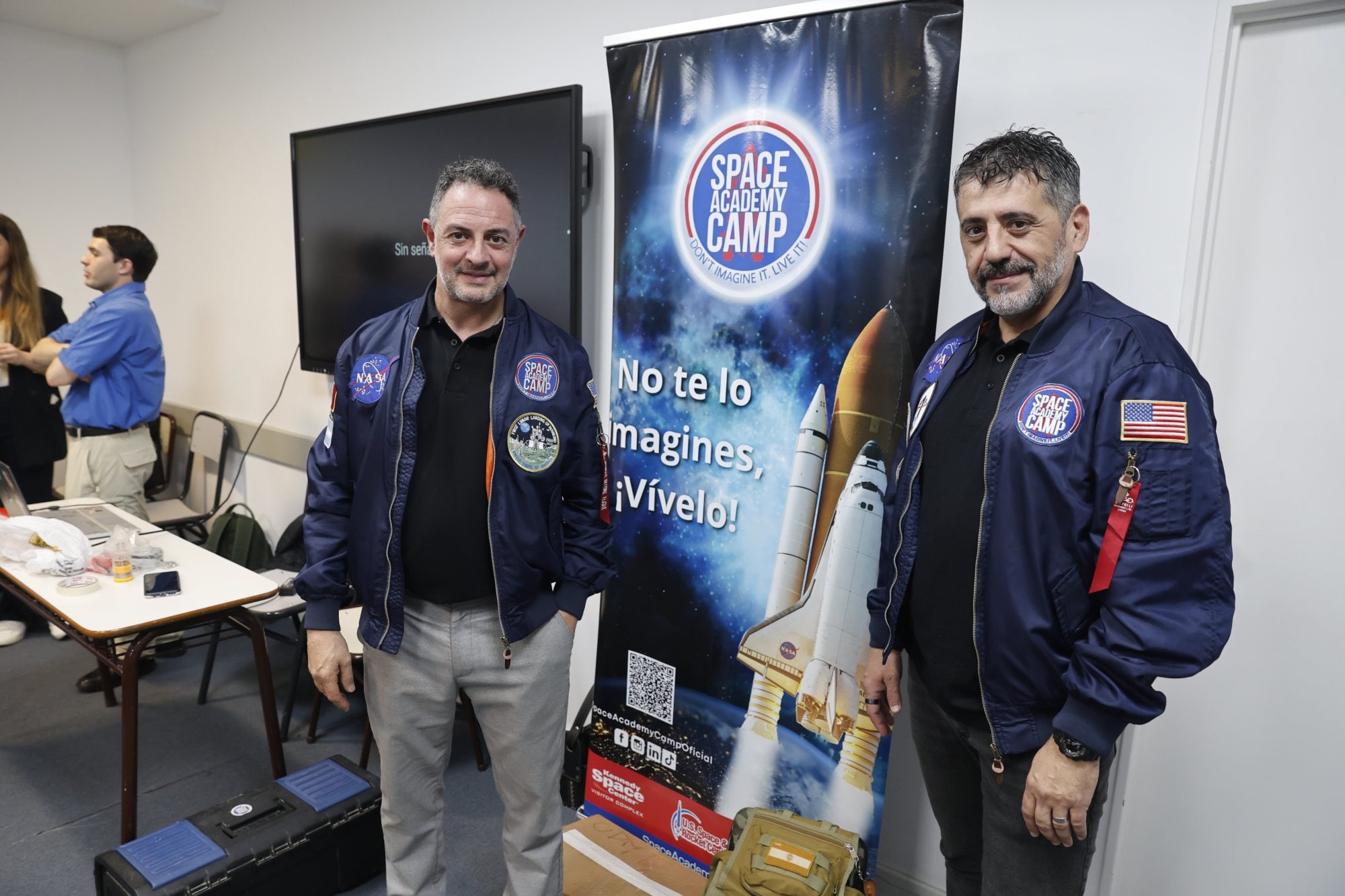 El director general de Space Academy acompañó la actividad y explicó cómo este tipo de experiencias busca despertar vocaciones vinculadas con la ingeniería y la industria aeroespacial