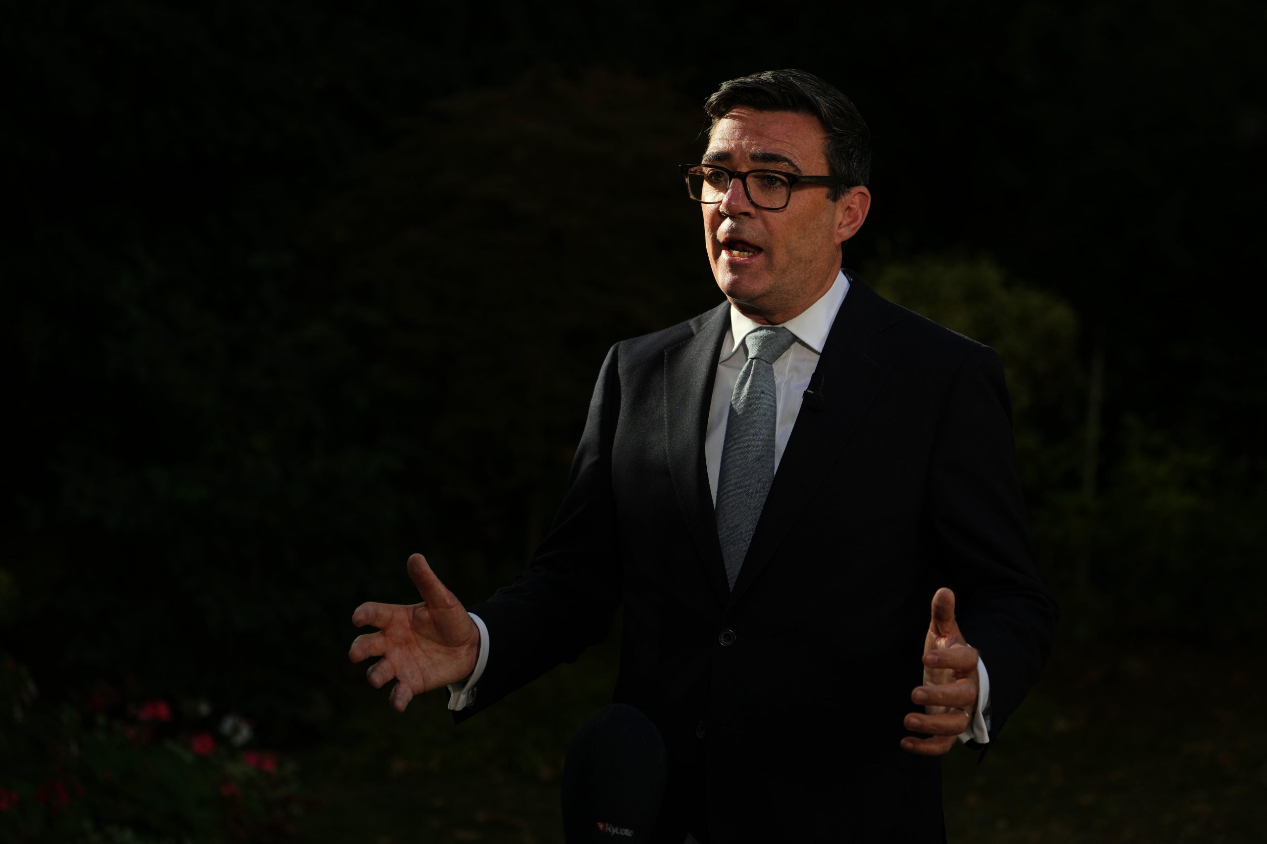 El primer ministro británico Andy Burnham en Londres