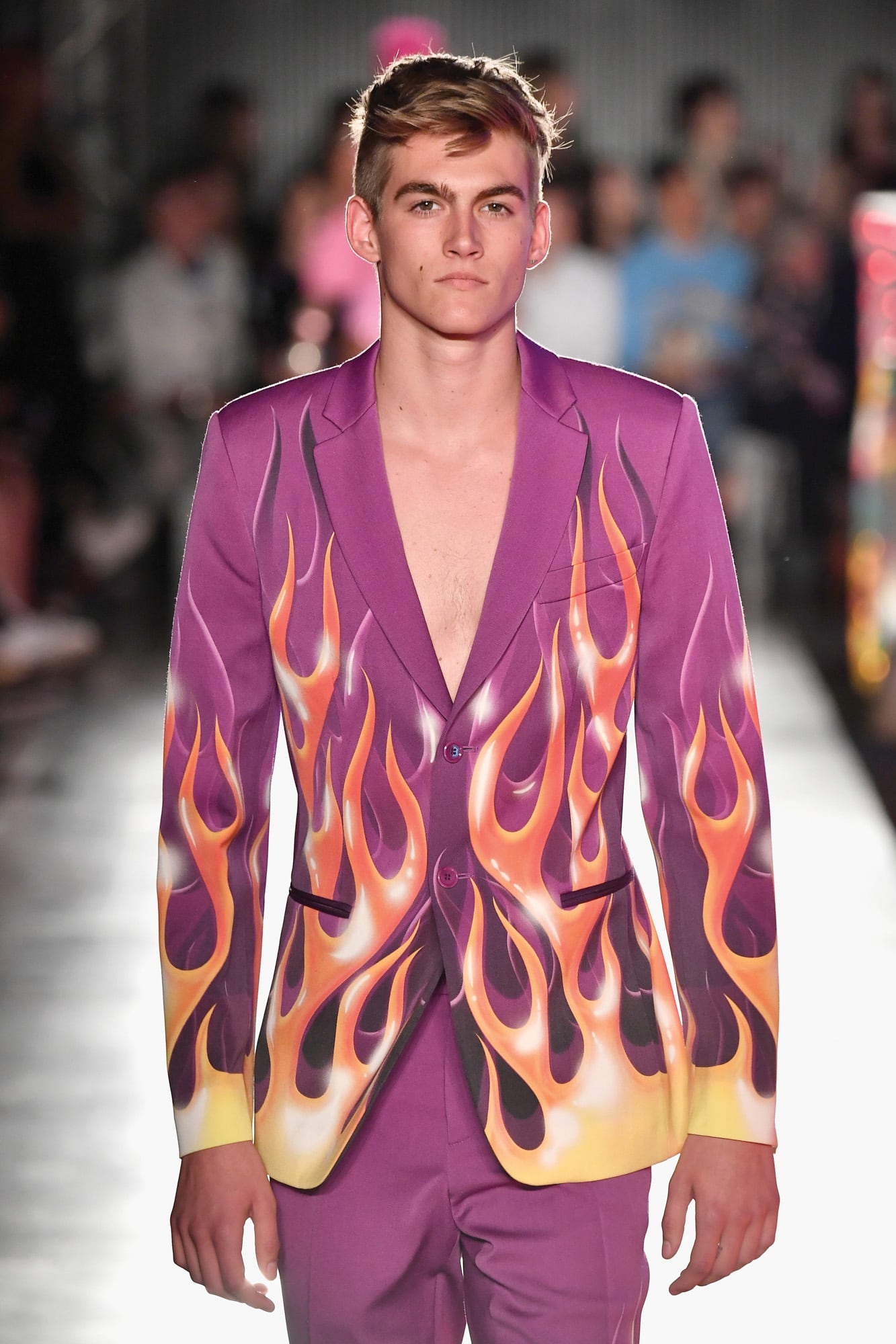 En 2017, Presley se lució sobre la pasarela durante la presentación de la colección masculina Primavera/Verano 2018 en Hollywood