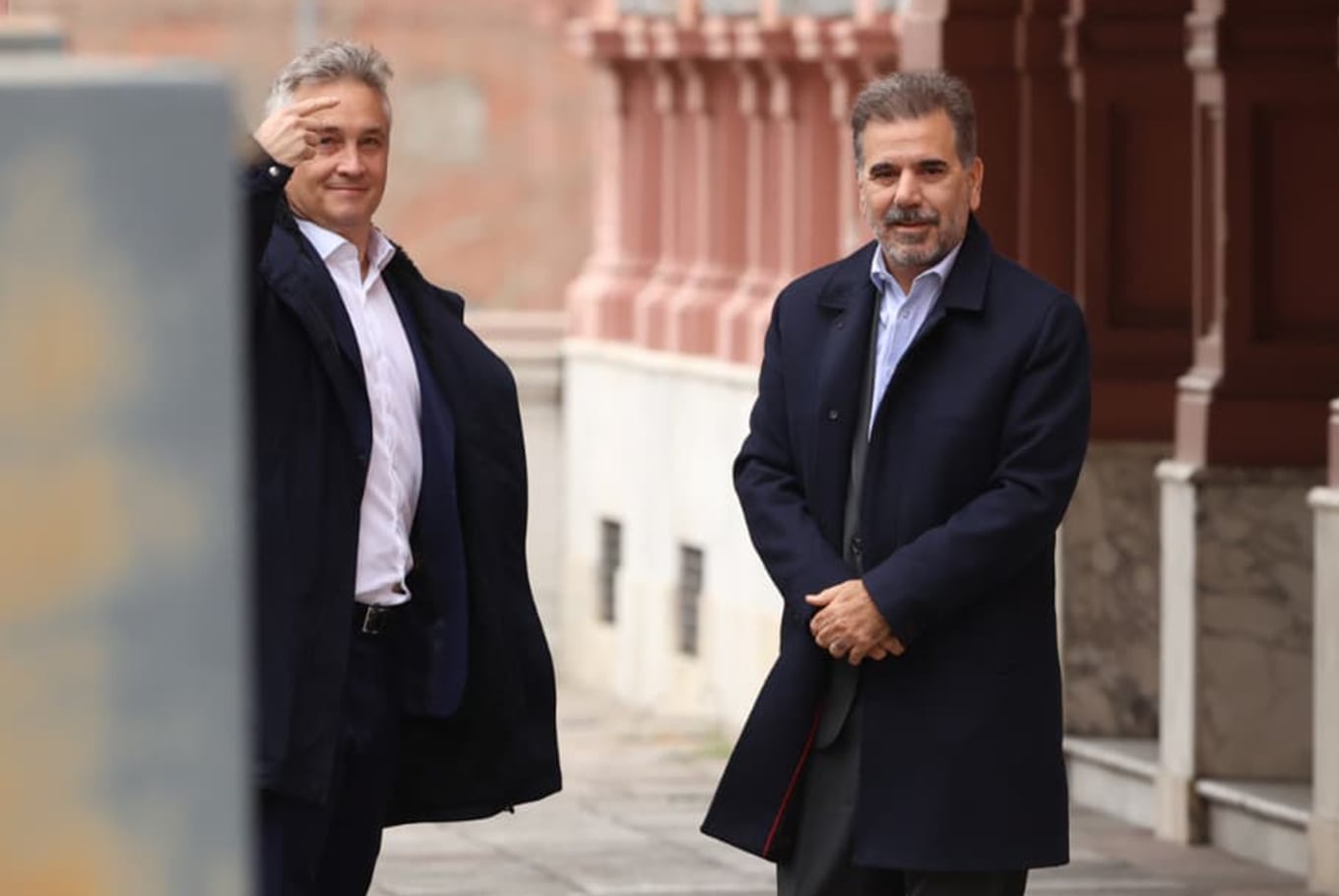 Los diputados nacionales Fernando de Andreis y Cristian Ritondo