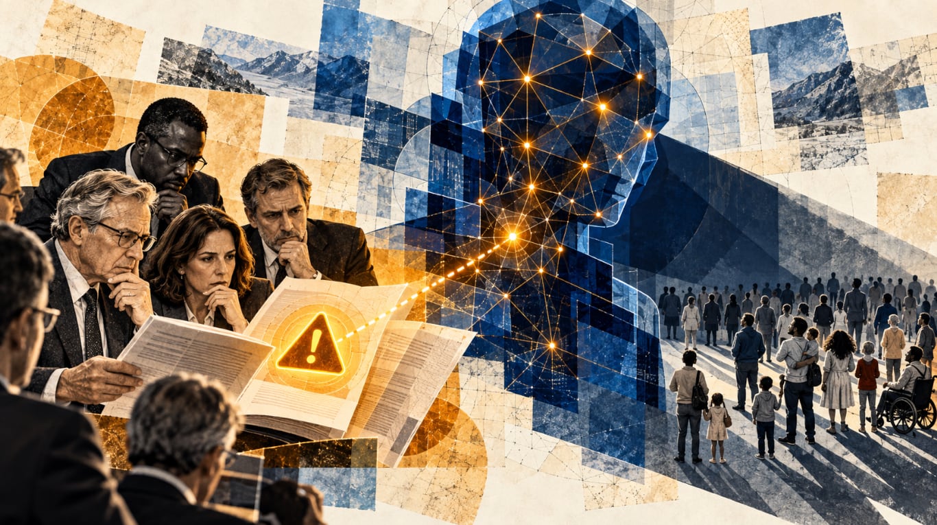 Anthropic advirtió a sus inversores que su IA podría suponer riesgos existenciales para la humanidad. (Imagen: ChatGPT)
