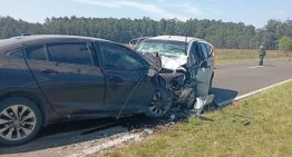 Tragedia en Corrientes: tres muertos luego de un choque frontal en la Ruta Nacional 12