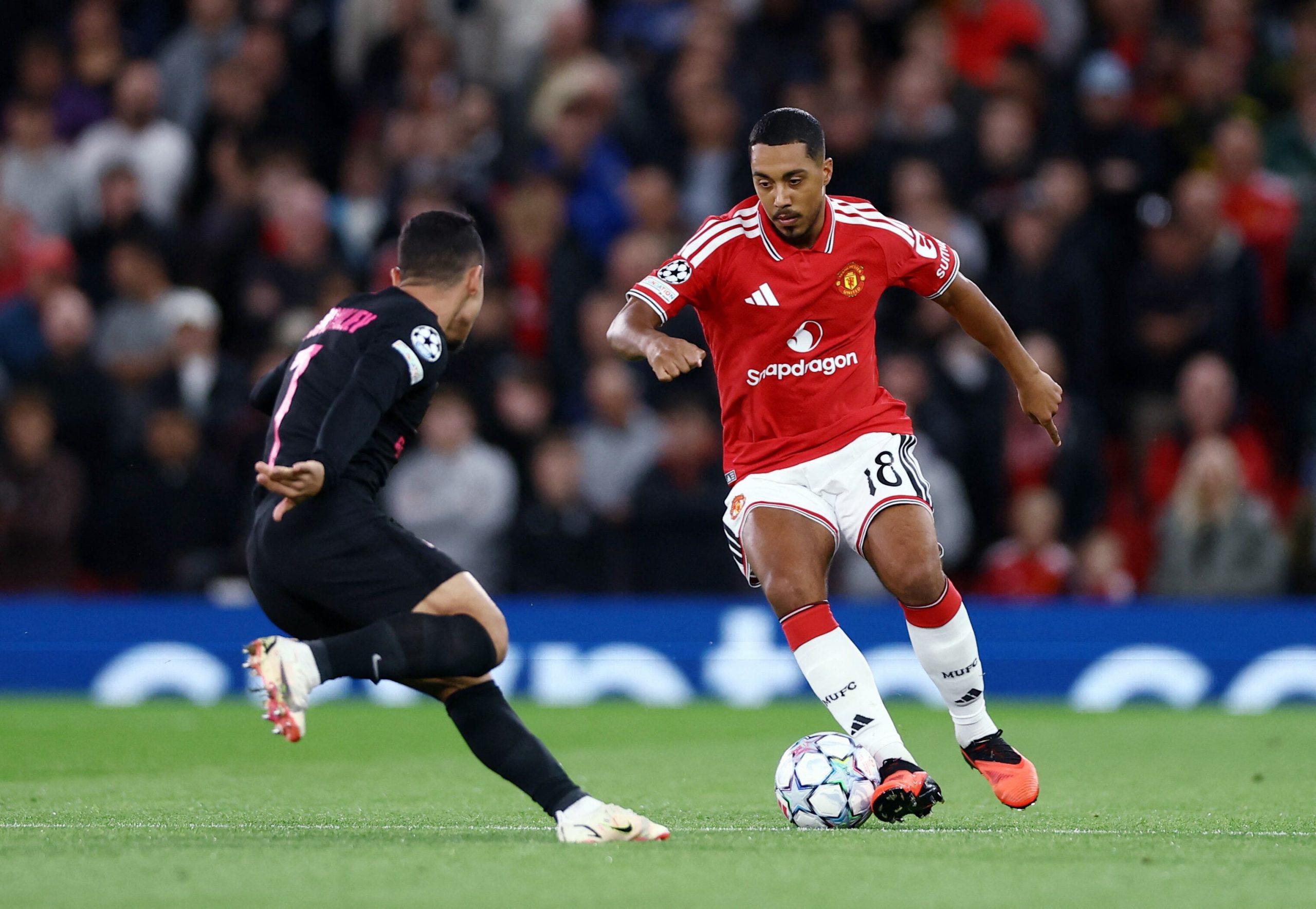 Man. United vs Sabah por la fecha 1 de la Champions League del 2026.