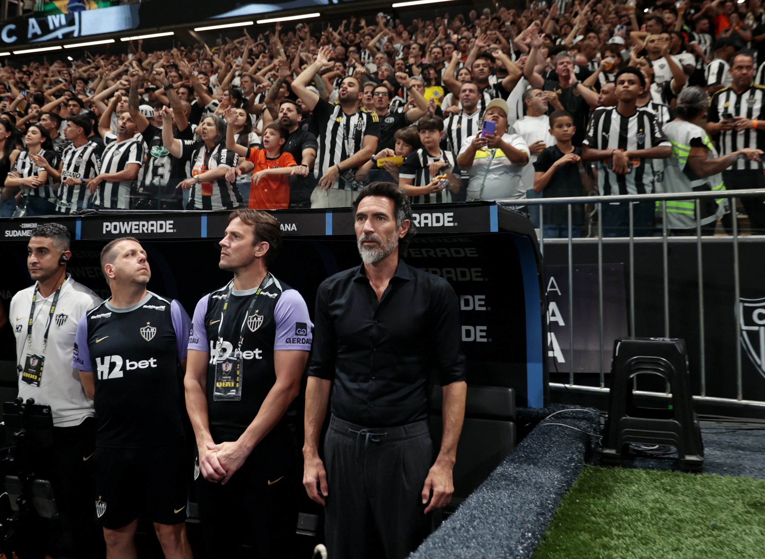 Atl.Mineiro vs Santos por los cuartos de final de la Copa Sudamericana del 2026.