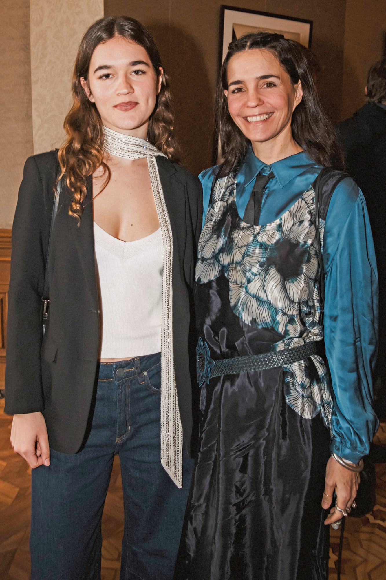 Cómplices y sonrientes, Olivia Pauls y Sofía Suaya posaron juntas