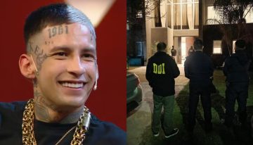 Causa contra L-Gante por presuntas amenazas: qué objetos le secuestró la policía durante los allanamientos
