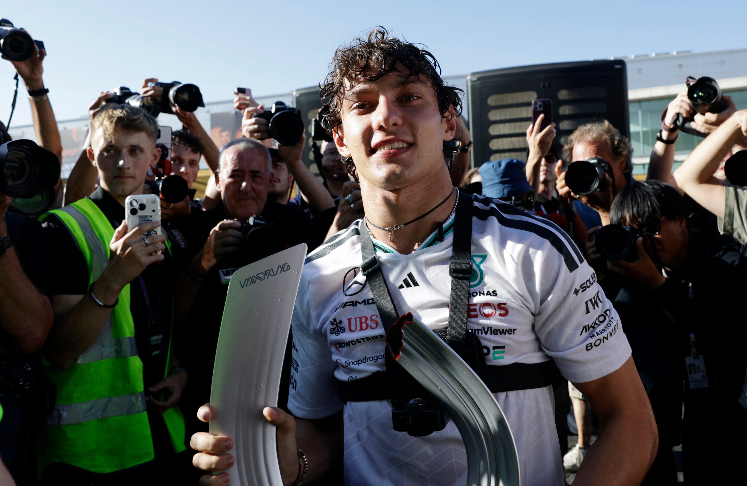 Kimi Antonelli tampoco ocultó sus críticas (Foto: Reuters)