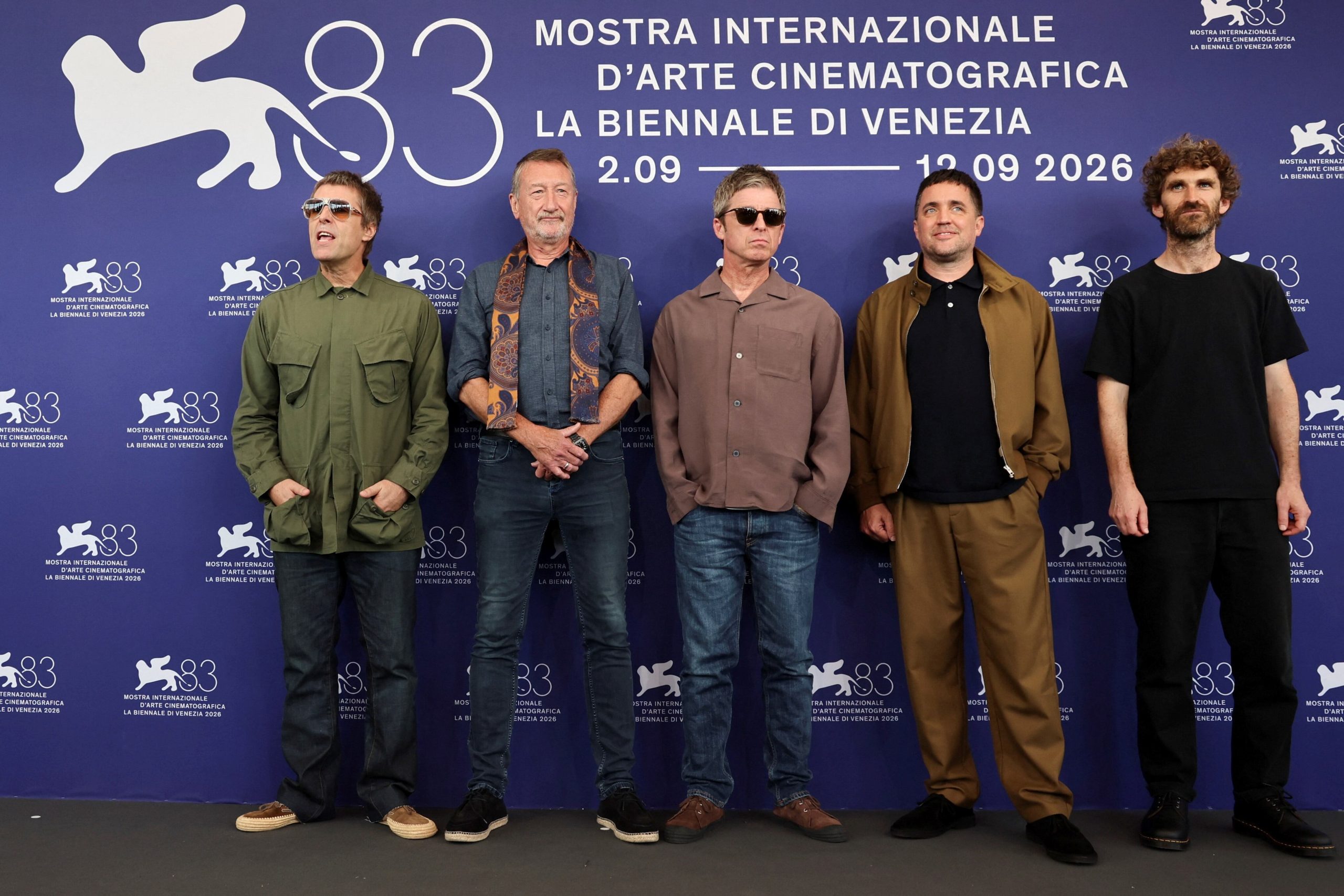 Los protagonistas del documental de Oasis posando ante la prensa (Foto: Reuters).