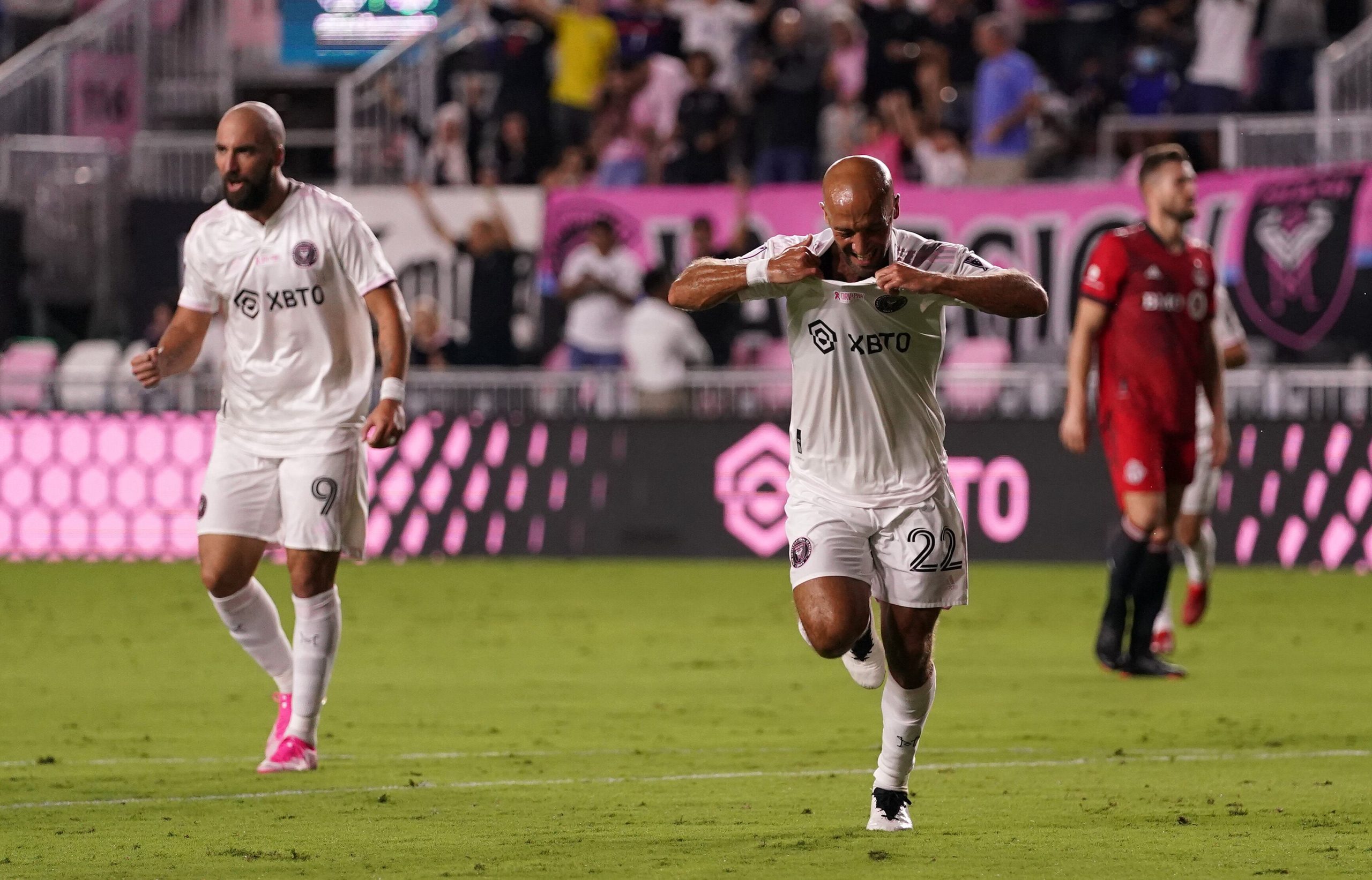 Federico junto a Gonzalo en Inter Miami. (Foto: Jasen Vinlove-USA TODAY Sports)