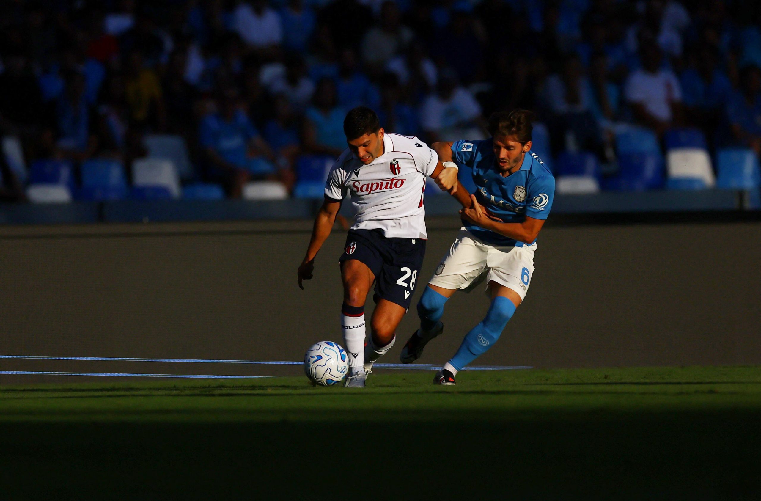 Napoli vs Bologna por la fecha 4 de la Serie A de Italia del 2026.
