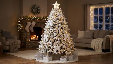 Adiós al árbol de Navidad verde: el tono elegante y sofisticado que promete ser tendencia para las fiestas de este 2026
