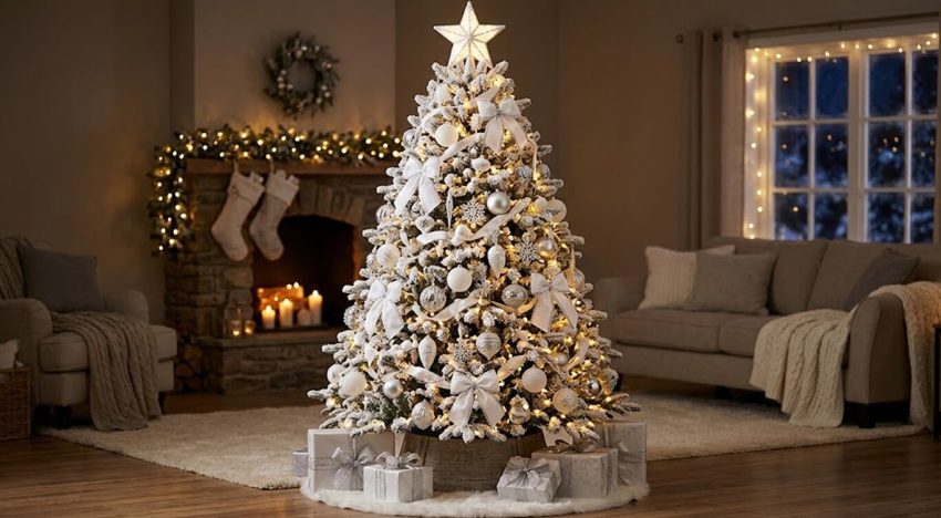 Adiós al árbol de Navidad verde: el tono elegante y sofisticado que promete ser tendencia para las fiestas de este 2026