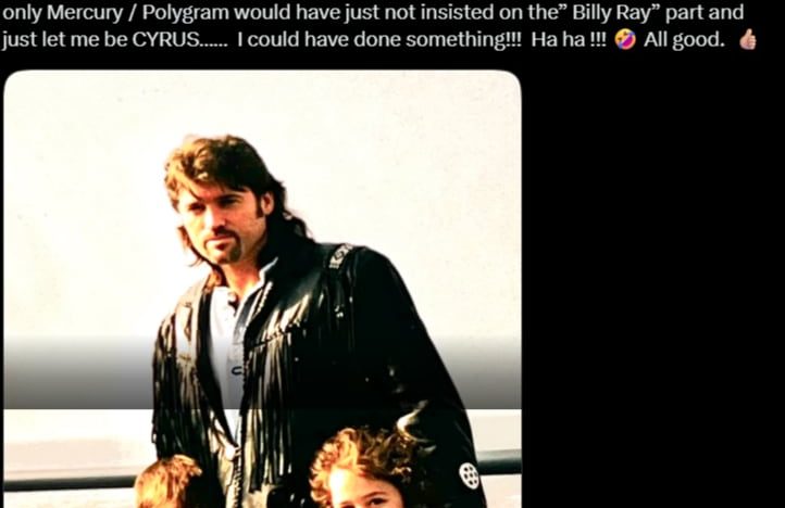 El padre de Miley Cyrus habló sobre el cambio de nombre de su hija y dejó un contundente mensaje