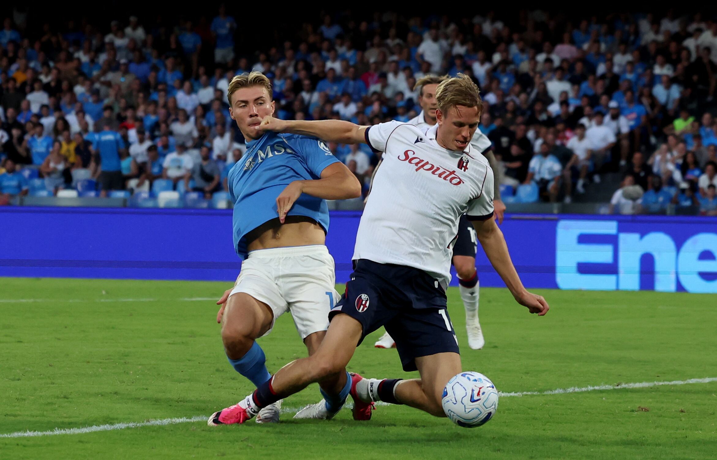 Napoli vs Bologna por la fecha 4 de la Serie A de Italia del 2026.