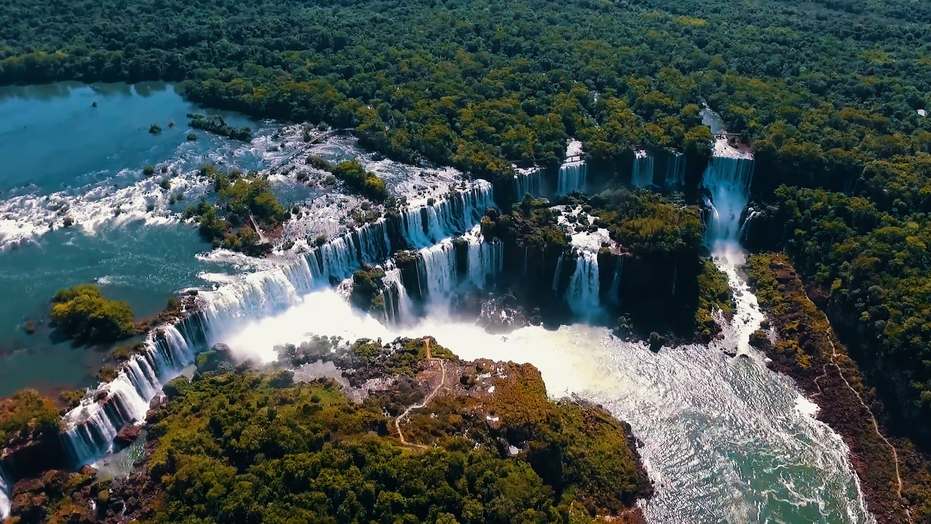 Javier decidió viajar a Iguazú en pandemia