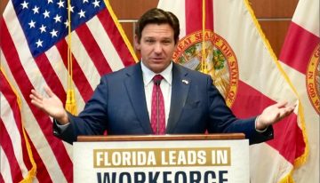 Se despide DeSantis y pide votar en noviembre la Enmienda 3 que define el impuesto a la propiedad en Florida