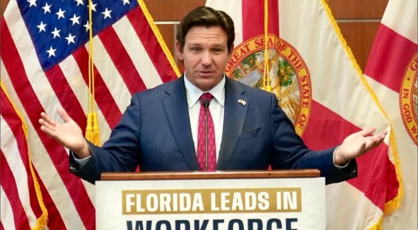 Se despide DeSantis y pide votar en noviembre la Enmienda 3 que define el impuesto a la propiedad en Florida