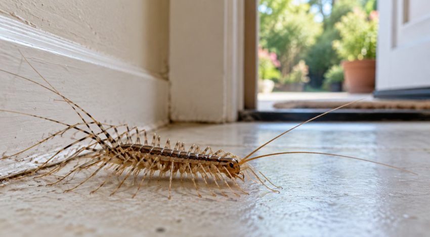 Si ves un ciempiés en tu casa o jardín, te contamos qué significa y por qué es una mala noticia