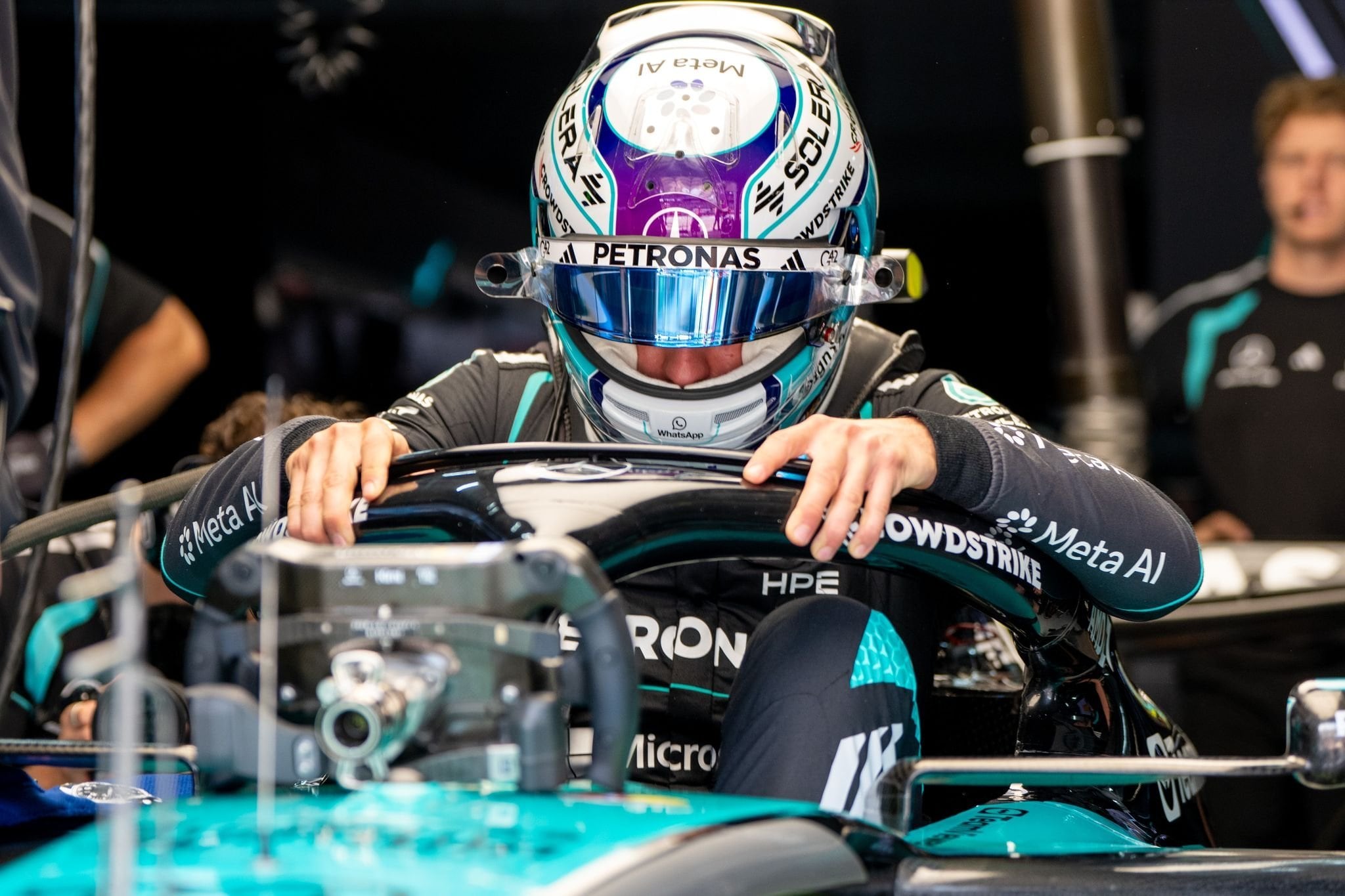 Andrea Kimi Antonelli, líder de la tabla de posiciones de pilotos, largará en el cuarto lugar este domingo