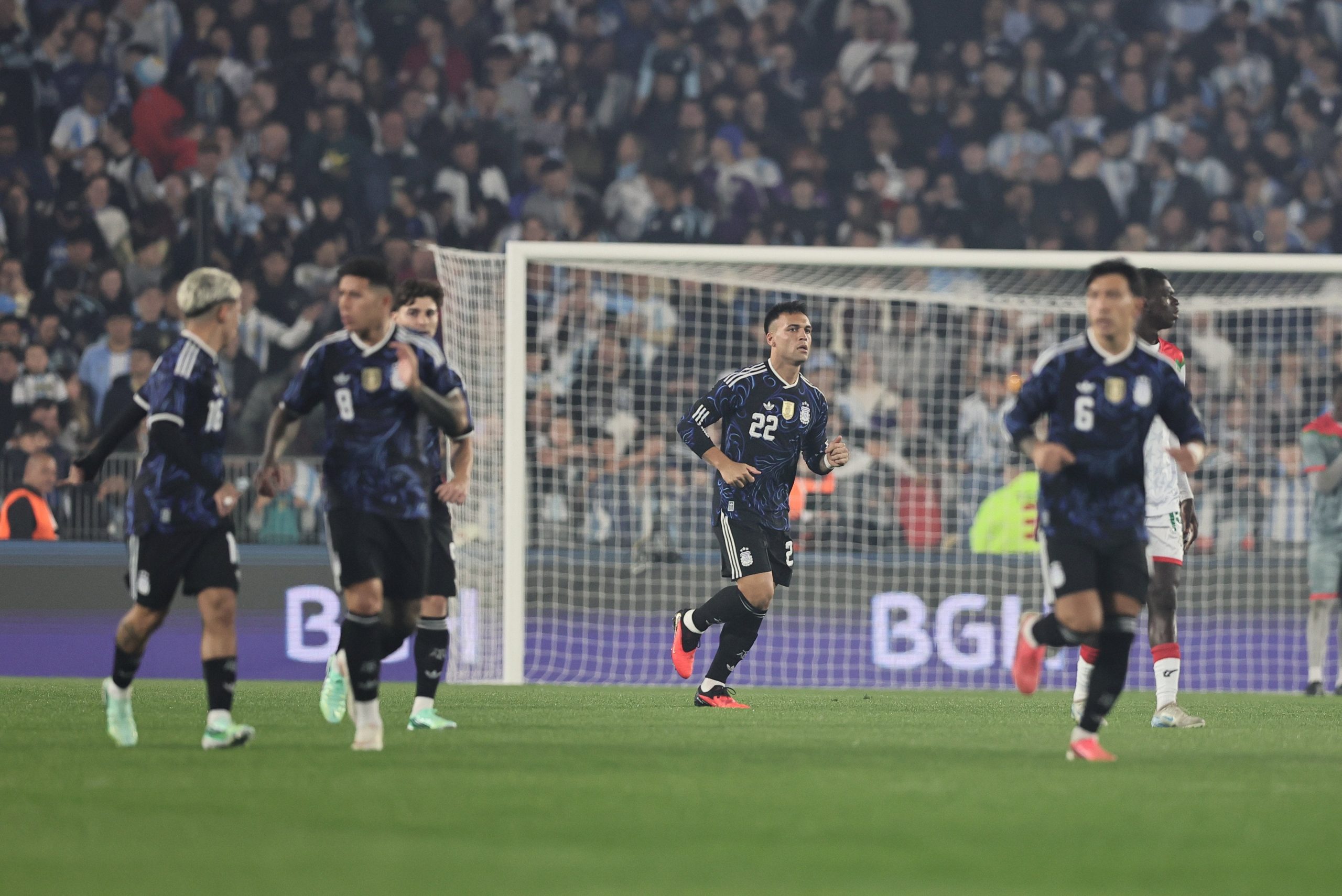 La Argentina logró un 5-0 en el primer tiempo
