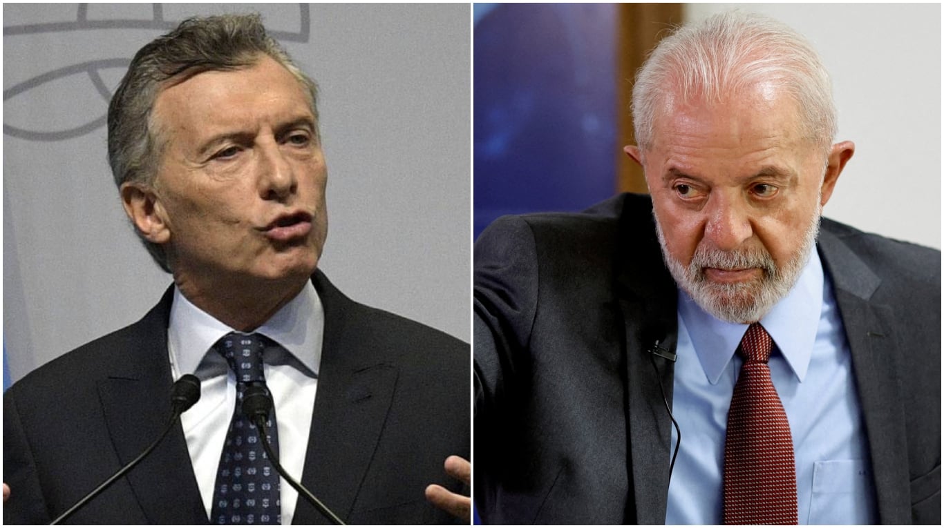 Mauricio Macri y el PRO marcaron distancia del Gobierno y felicitaron a Lula da Silva por el triunfo en Brasil. (Foto: AFP y Reuters)
