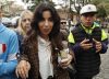 Claudia Villafañe, Dalma y Gianinna se dieron vuelta para no ver una foto del cuerpo de Maradona en el juicio