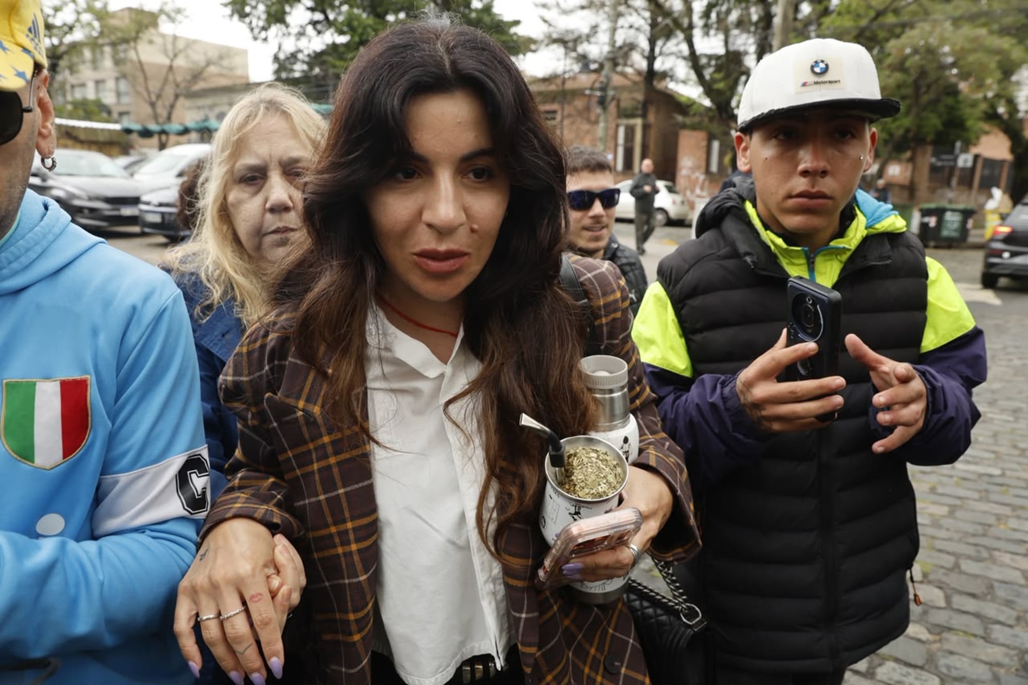 Gianinna Maradona llega a los tribunales de San Isidro