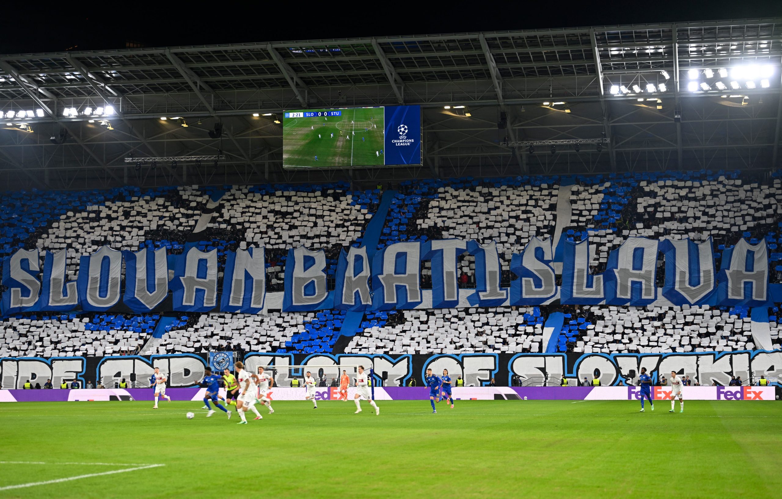 Slovan Bratislava vs Stuttgart por la fecha 2 de la Champions League del 2026.