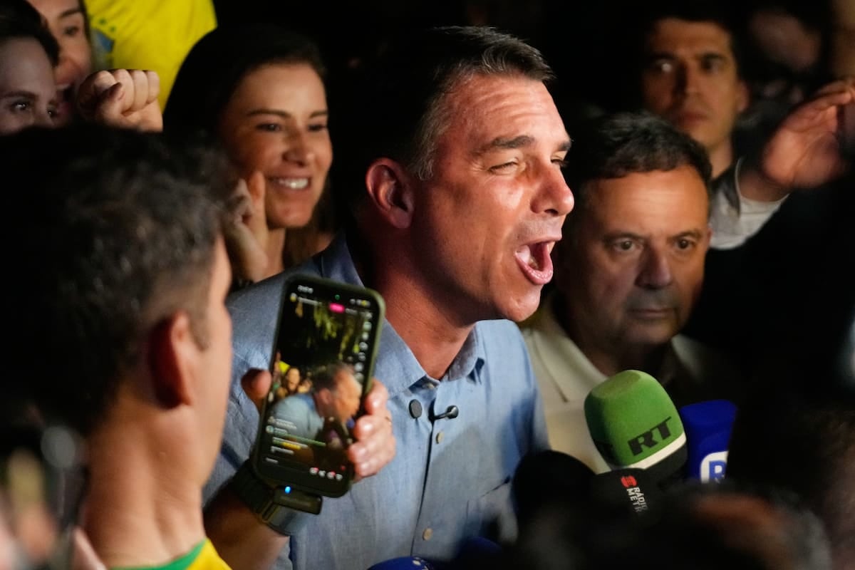 Flavio Bolsonaro, candidato del Partido Liberal