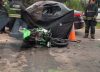 Chocaron un auto y una moto en la ruta 2: murieron dos hombres