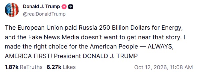 Trump justificó su acuerdo con Rusia por el petróleo