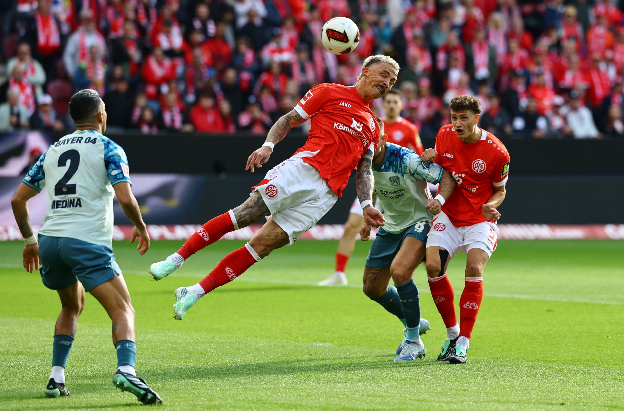Mainz vs B. Leverkusen por la fecha 5 de la Bundesliga de Alemania del 2026.