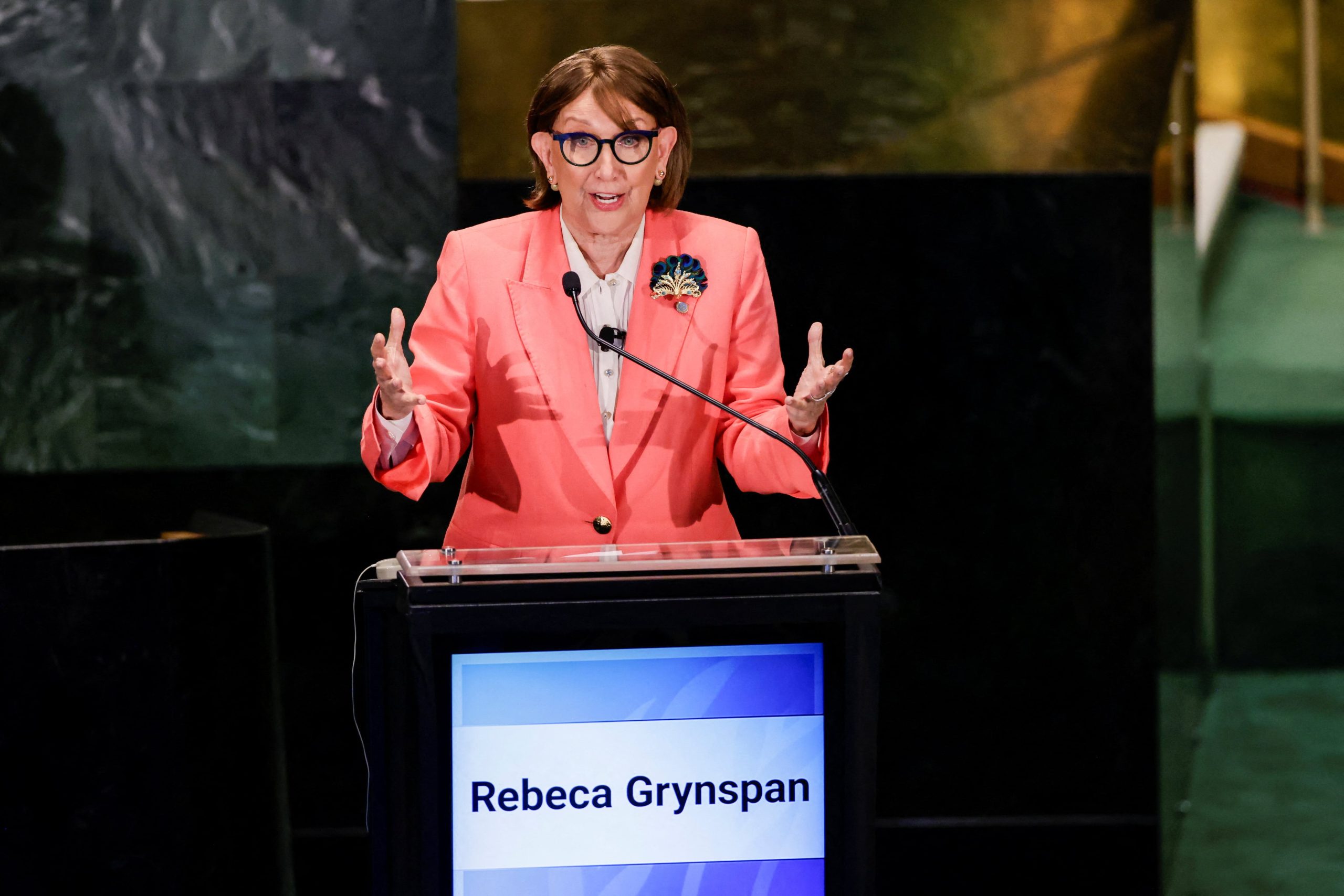 Rebeca Grynspan Mayufis, candidata al cargo de secretaria general de las Naciones Unidas. (Foto: Eduardo Muñoz / REUTERS)