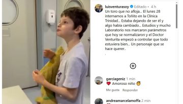 Luis Ventura contó que internaron a su hijo Antonito y dio detalles de su salud: “Estaba dejando de ser él”