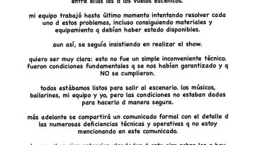 Tini Stoessel habló tras la cancelación de su show en Miami: “La seguridad y el respeto no son negociables”