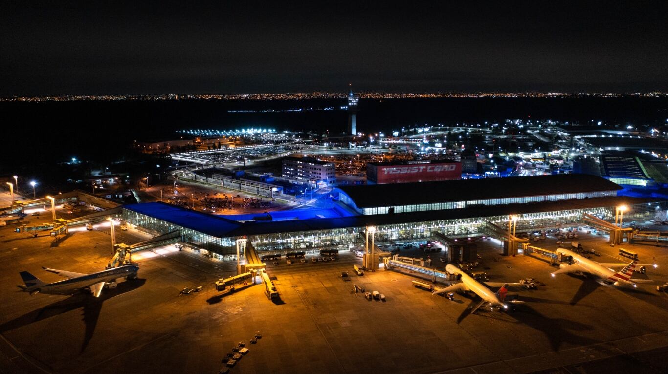 Son 14 las aerolíneas que cancelaron sus operaciones en Ezeiza por las obras que se realizarán entre el 25 de octubre y el 11 de noviembre 2026. (Foto: Aeropuertos Argentina)