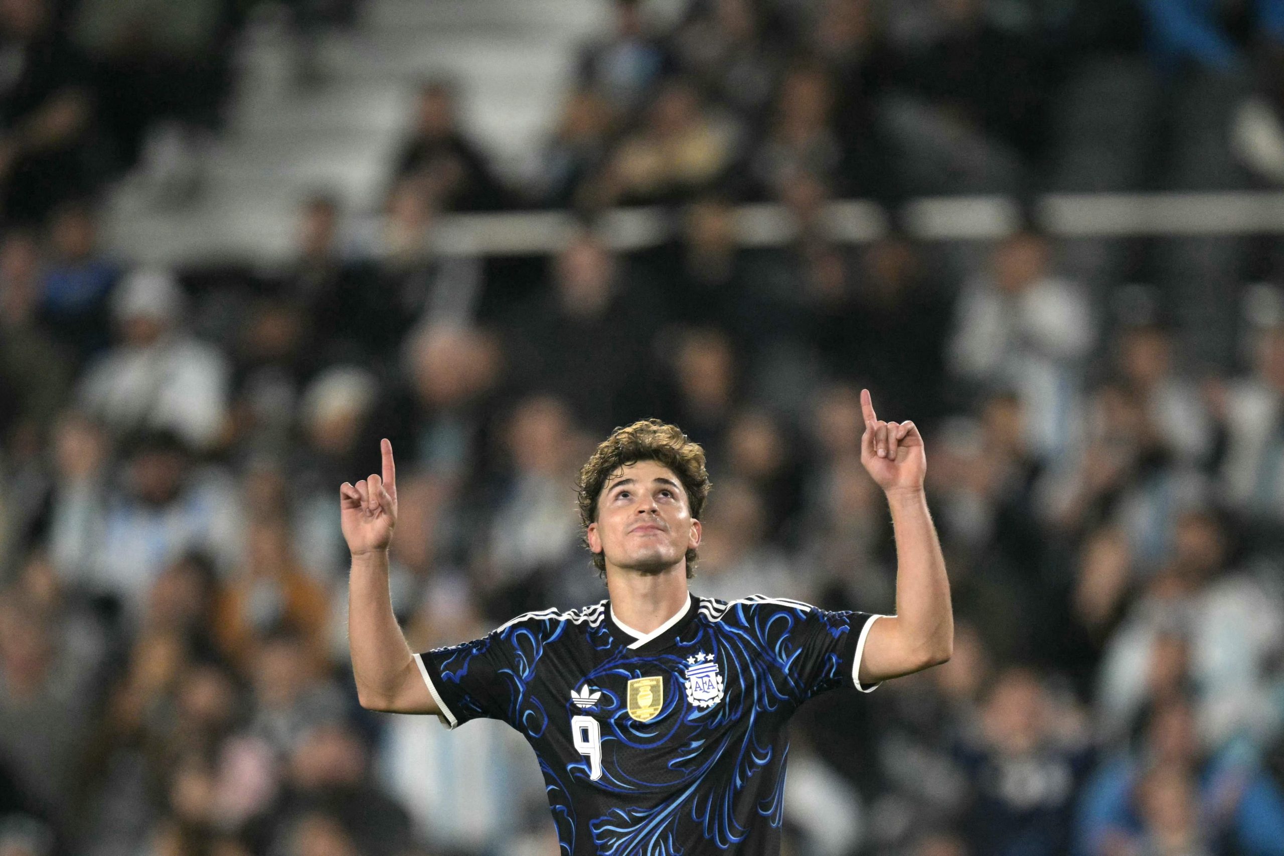 La Araña volvió al gol con la selección argentina