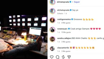 El mensaje del Chato Prada en medio del blanqueo de Lourdes Sánchez y su nuevo novio