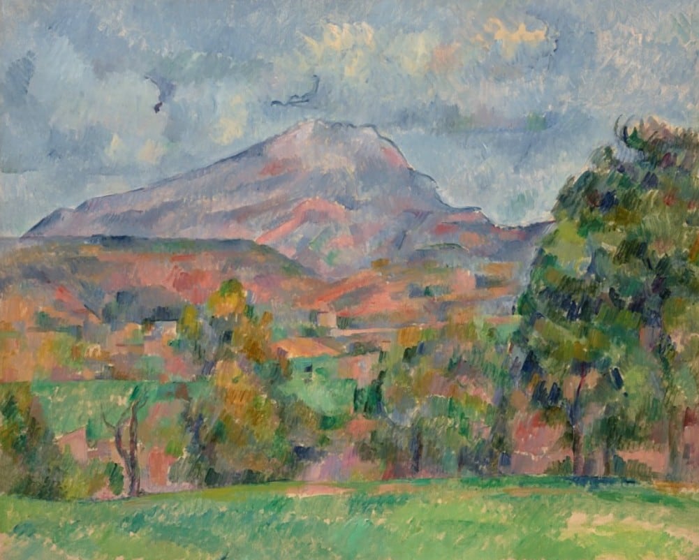 La montaña Sainte-Victoire (detalle), 1888-1890, Paul Cezanne