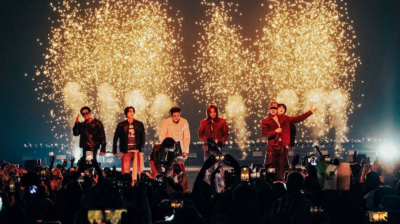 La banda de k-pop surcoreana se presenta en el Estadio Único de La Plata. (Foto: Instagram/@bts.bighitofficial)